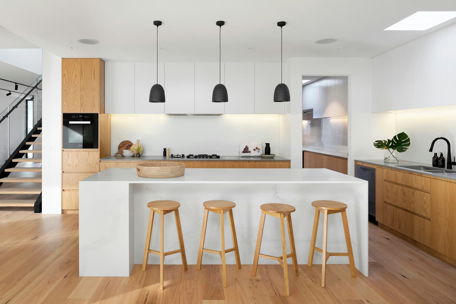 Two wet rooms, one occupied house